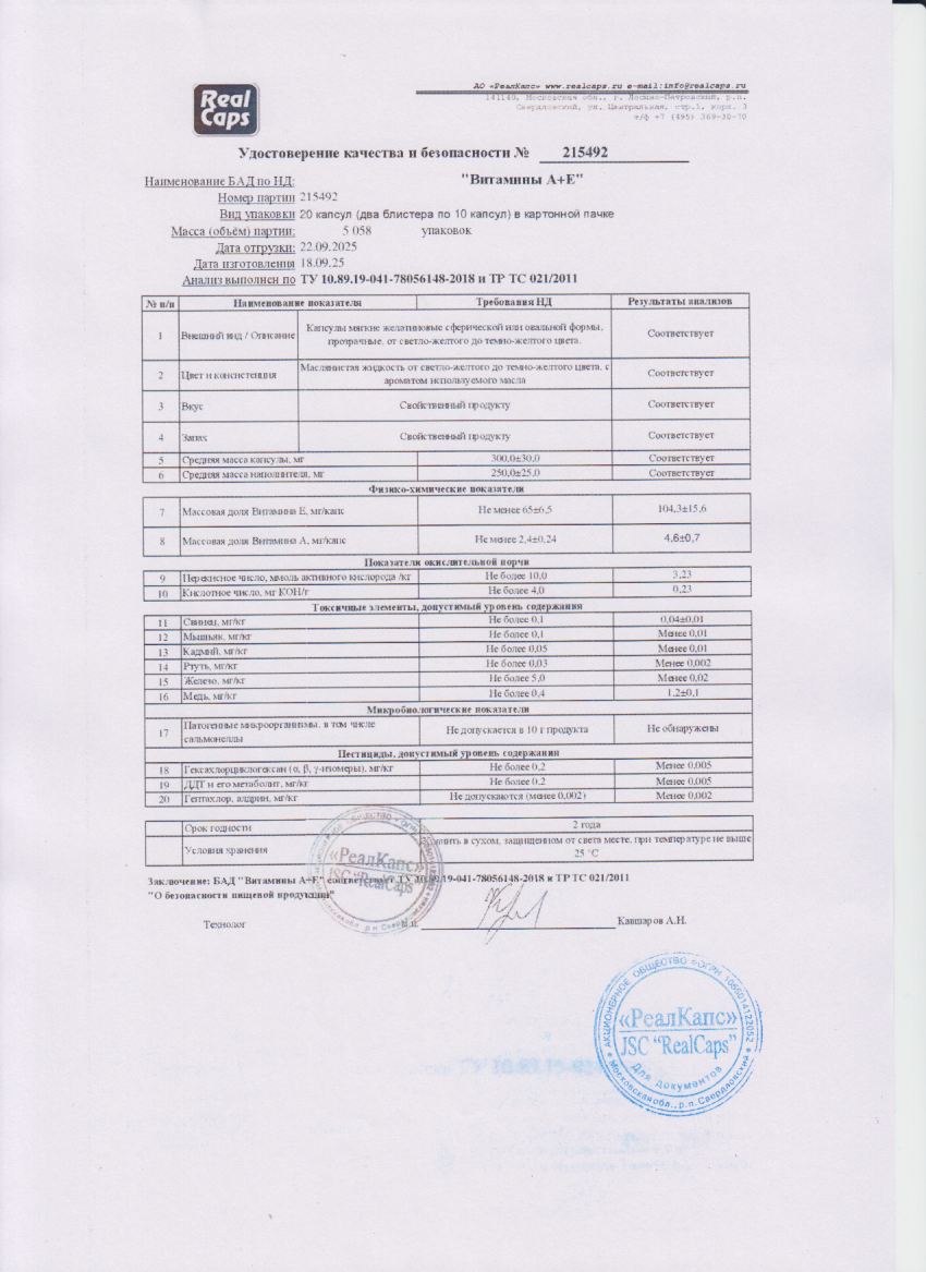 Паспорт №092025
